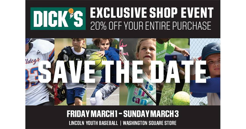 Get a 20% Discount at Dick's!